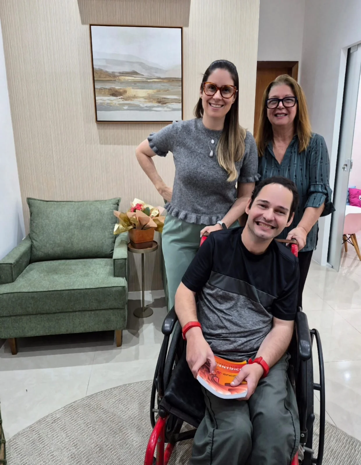Encontro com a Dra. Lúcia no consultório